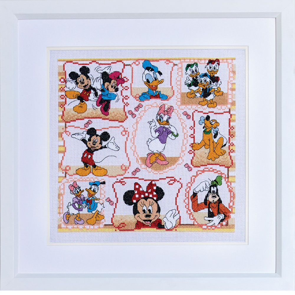 Disney, Art, 3 Disney Cross Stitch 1 Dalmations 31005 Cinderella 39001  Snow White 35040