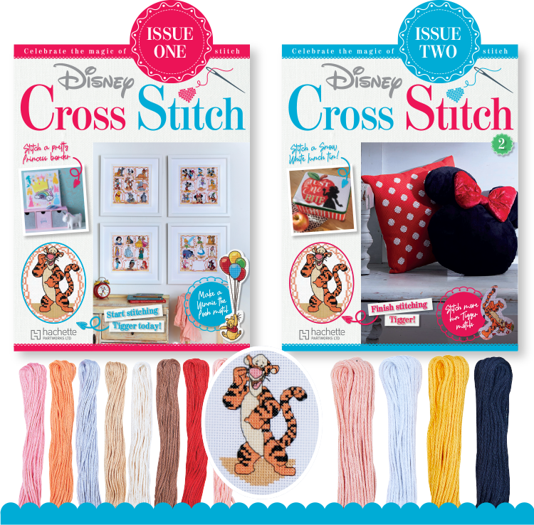 2 Disney Babies Cross Stitch Kits 32004 Choo Choo & 32007 Peek-a-Boo